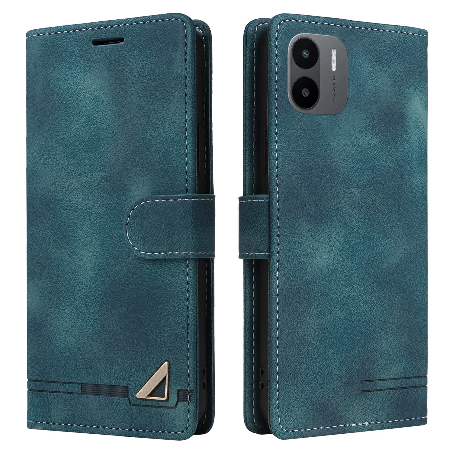 007 Series For Xiaomi Redmi A1 4G / A2 4G Leather Phone Case Stand Wallet Skin-touch Phone Cover