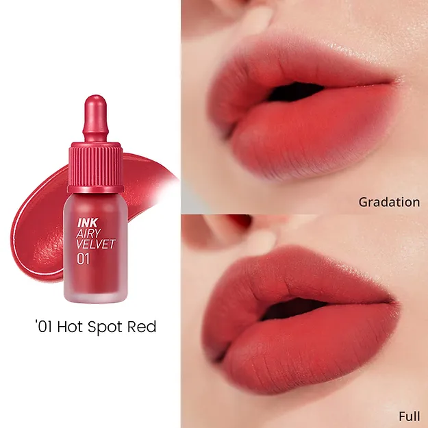 01 Hotspot Red Ink Airy Velvet