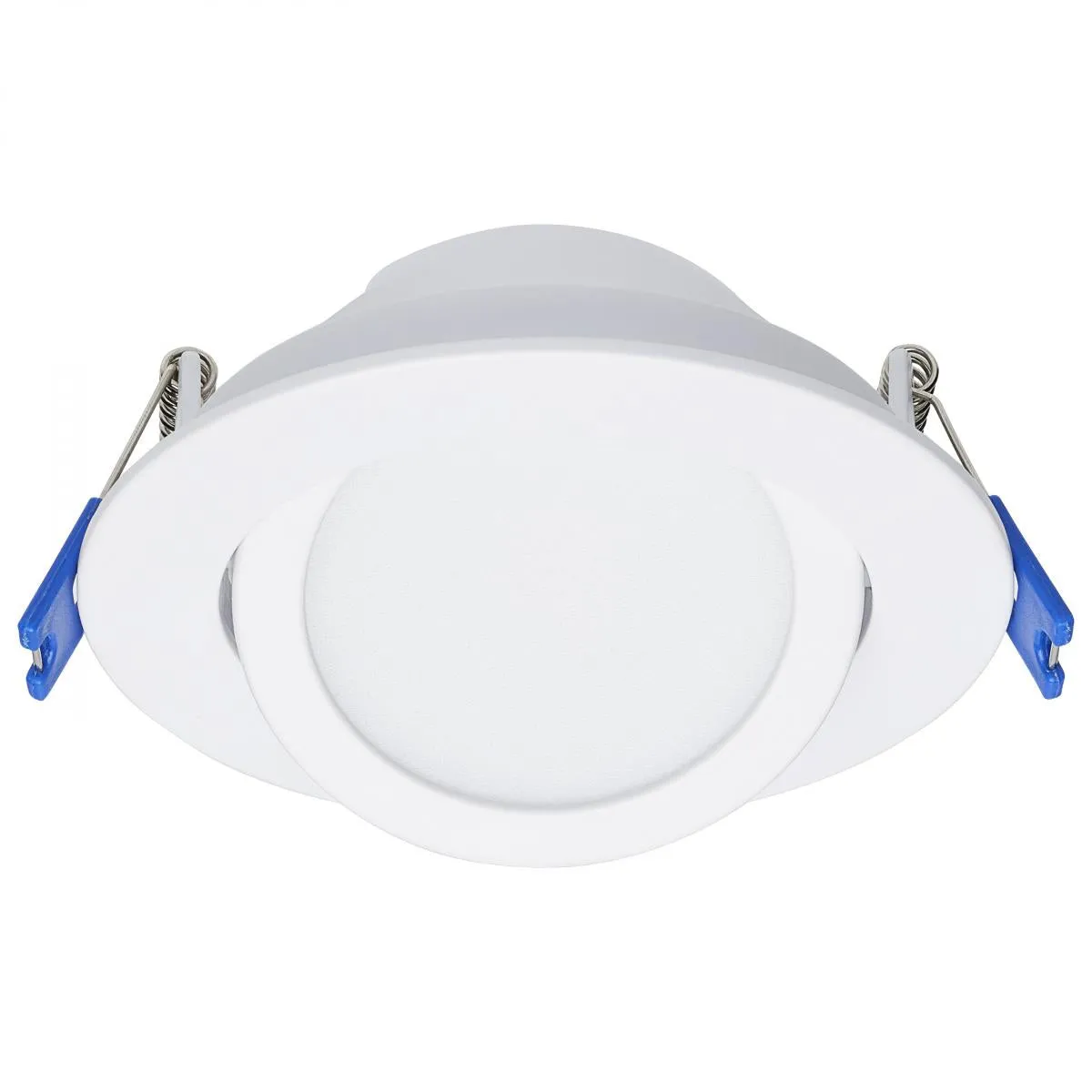 11 Watt; 4"; Directional Low-Profile Downlight; CCT Selectable; 120 Volt; White Finish