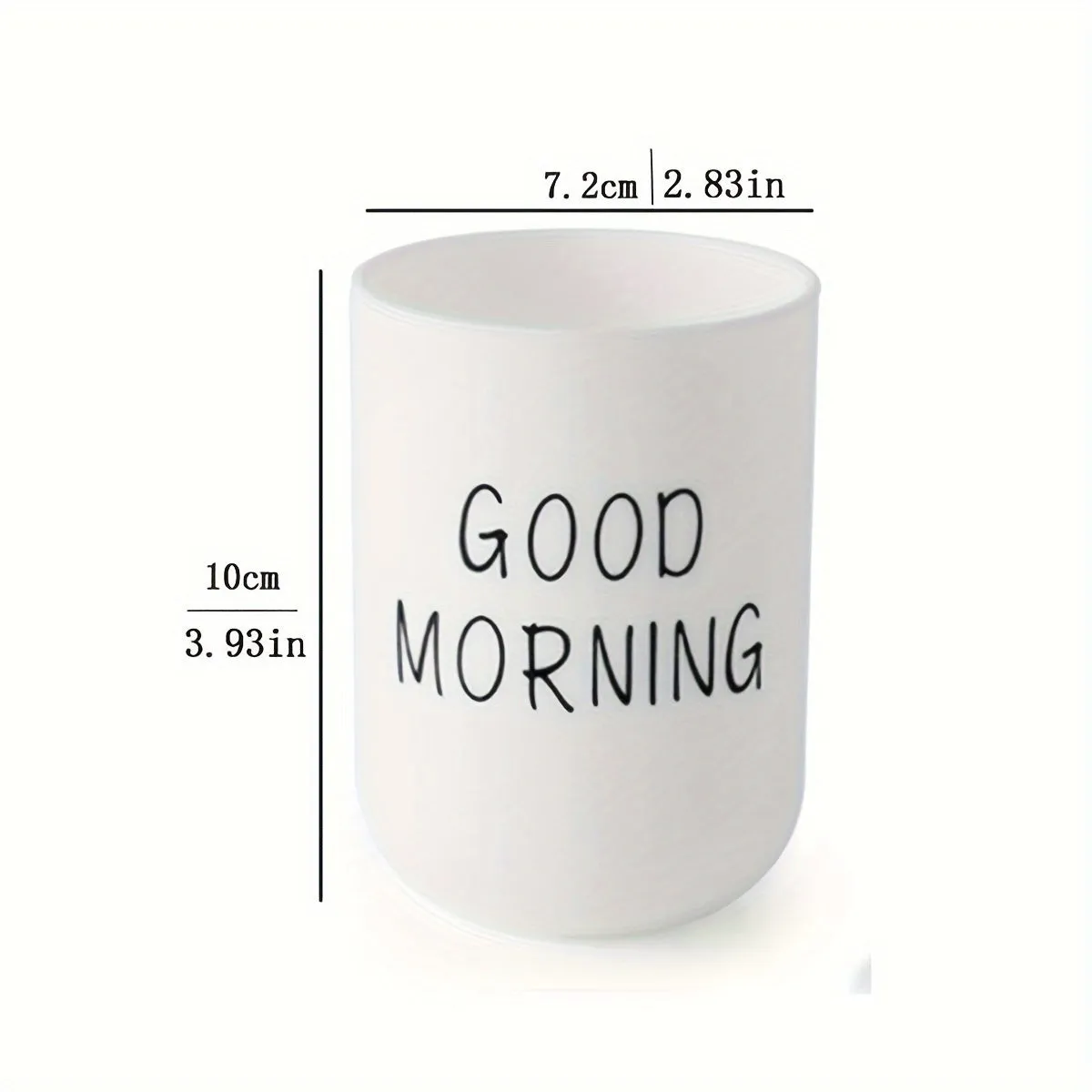 1/2/3pcs Slogan Graphic Mouthwash Cup, Simple Couple Toothbrush Cup, Plastic Gargle Cup, Bathroom Tumbler, Bathroom Accessories, Home Decor