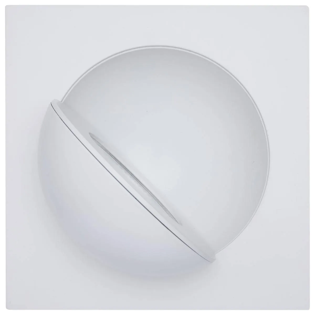 15 Watt; CCT Selectable; LED Direct Wire Downlight; Gimbaled; 6 Inch Square; Remote Driver; White