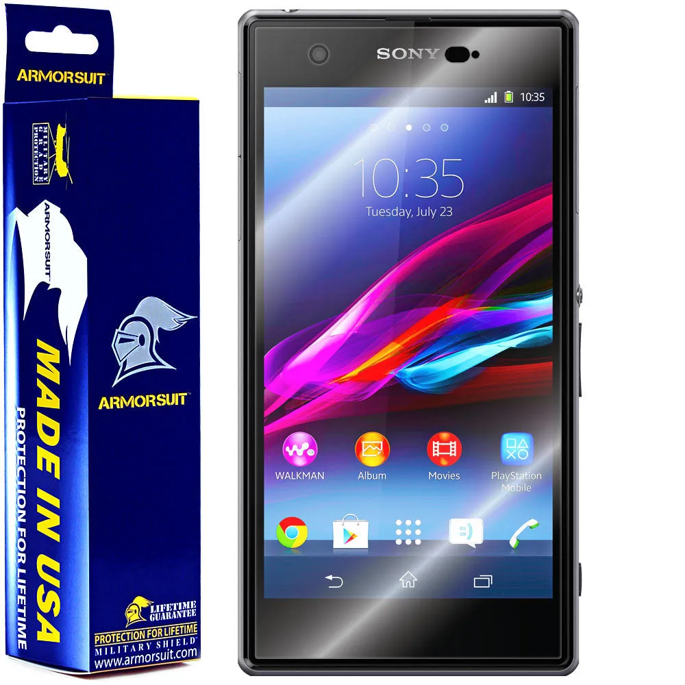 [2-Pack] Sony Xperia Z1S Screen Protector (Case Friendly)