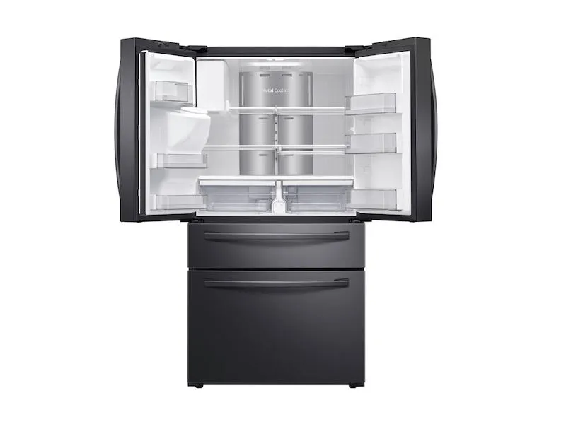 22 cu. ft. 4-Door French Door, Counter Depth Refrigerator with 21.5" Touch Screen Family Hub™ in Black Stainless Steel