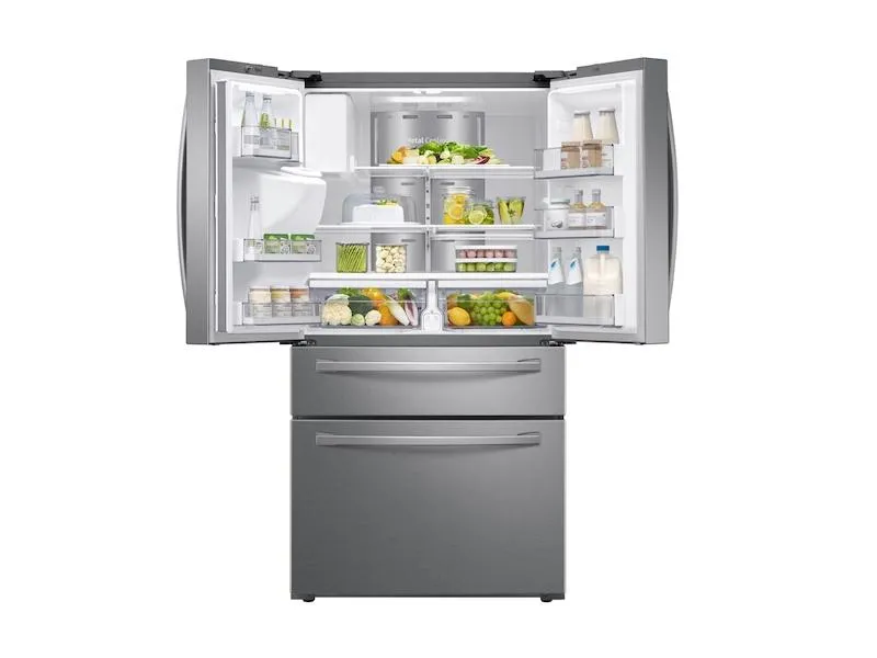 22 cu. ft. 4-Door French Door, Counter Depth Refrigerator with 21.5" Touch Screen Family Hub™ in Stainless Steel