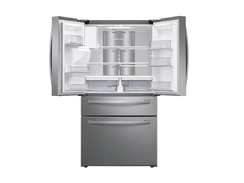 22 cu. ft. 4-Door French Door, Counter Depth Refrigerator with 21.5" Touch Screen Family Hub™ in Stainless Steel