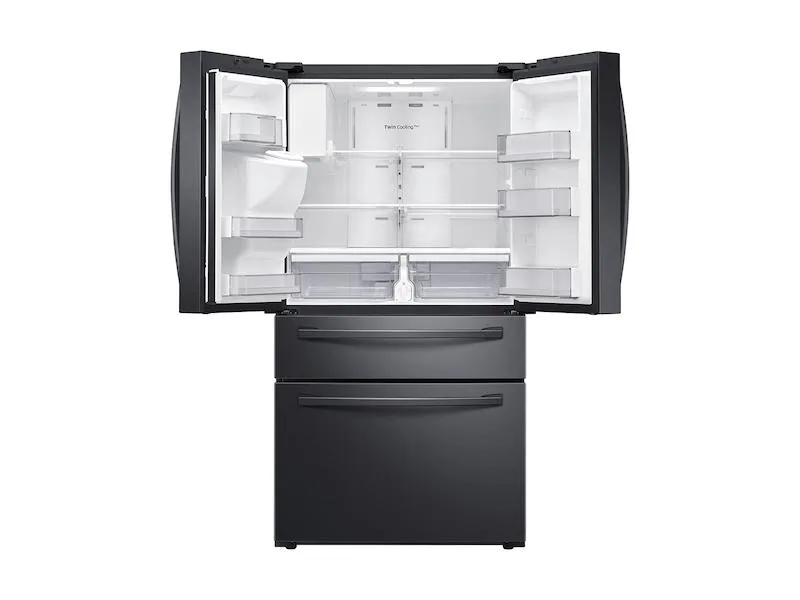 23 cu. ft. Counter Depth 4-Door French Door Refrigerator with FlexZone™ Drawer in Black Stainless Steel