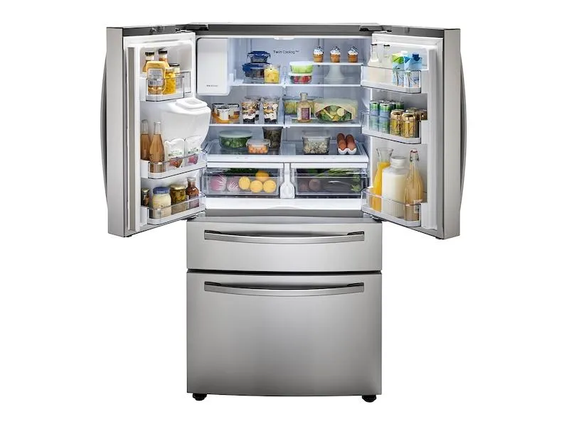 23 cu. ft. Counter Depth 4-Door French Door Refrigerator with FlexZone™ Drawer in Stainless Steel