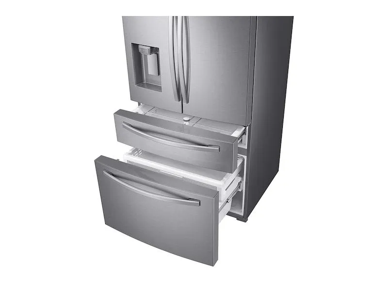 23 cu. ft. Counter Depth 4-Door French Door Refrigerator with FlexZone™ Drawer in Stainless Steel