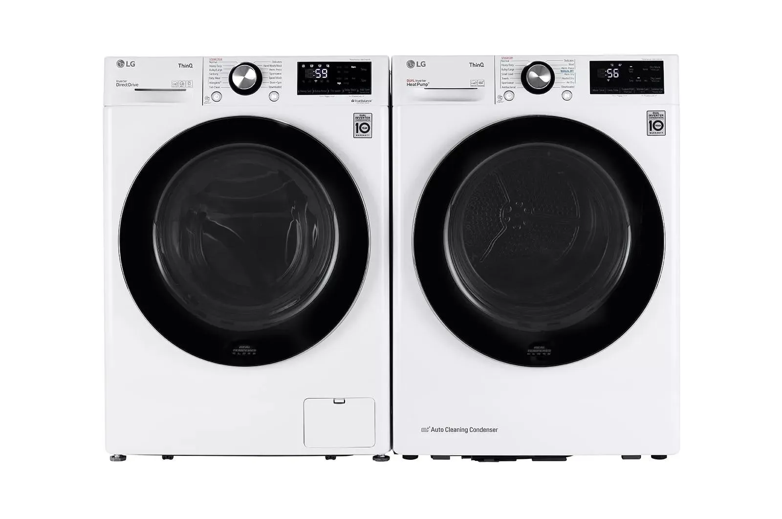 2.4 cu.ft. Smart wi-fi Enabled Compact Front Load Washer with Built-In Intelligence - (WM1455HWA)