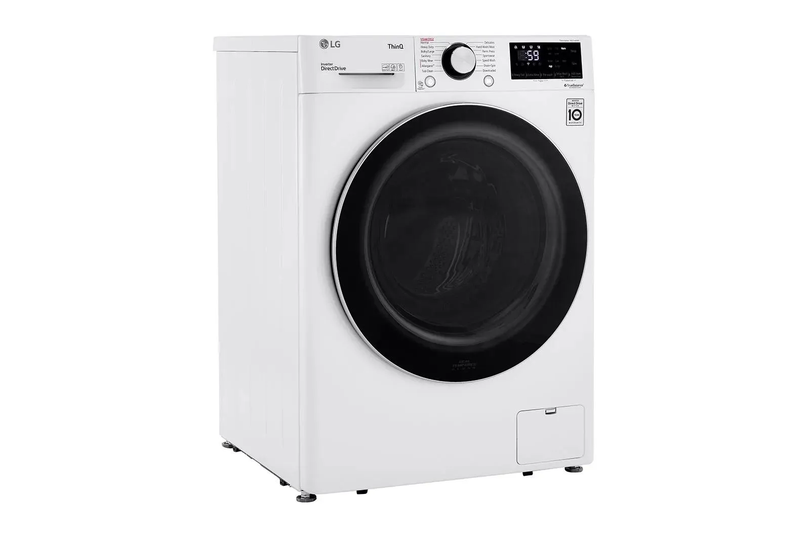 2.4 cu.ft. Smart wi-fi Enabled Compact Front Load Washer with Built-In Intelligence - (WM1455HWA)