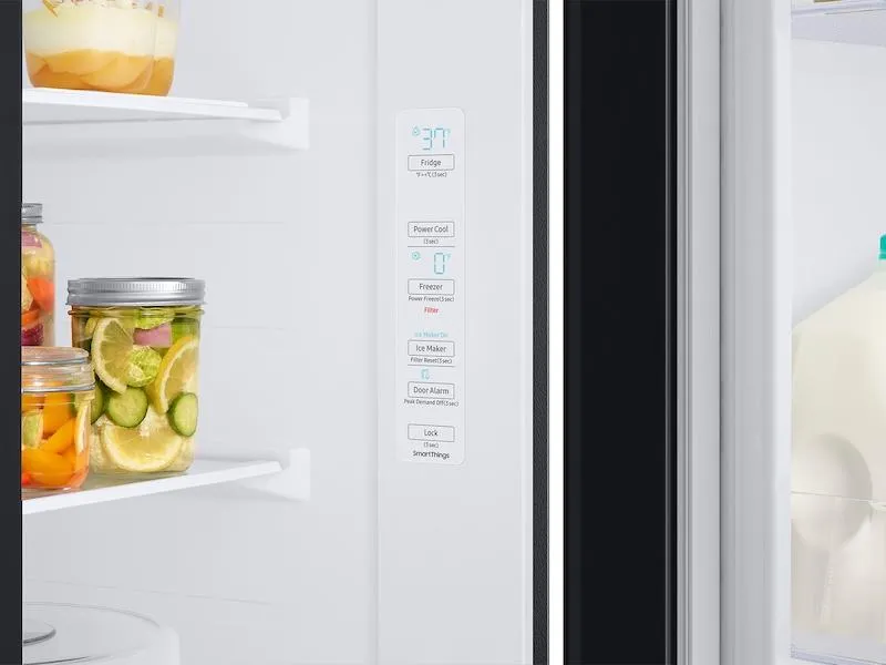 28 cu. ft. Smart Side-by-Side Refrigerator in Black Stainless Steel