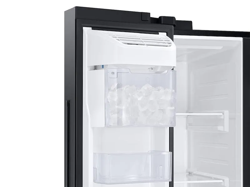 28 cu. ft. Smart Side-by-Side Refrigerator in Black Stainless Steel