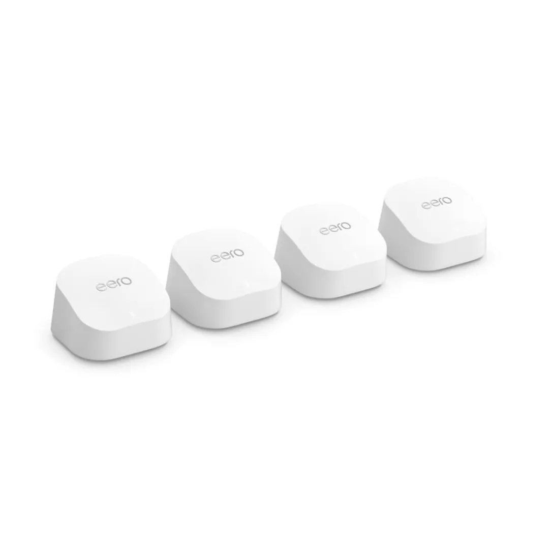 4 Amazon eero 6  Mesh Wi-Fi Routers