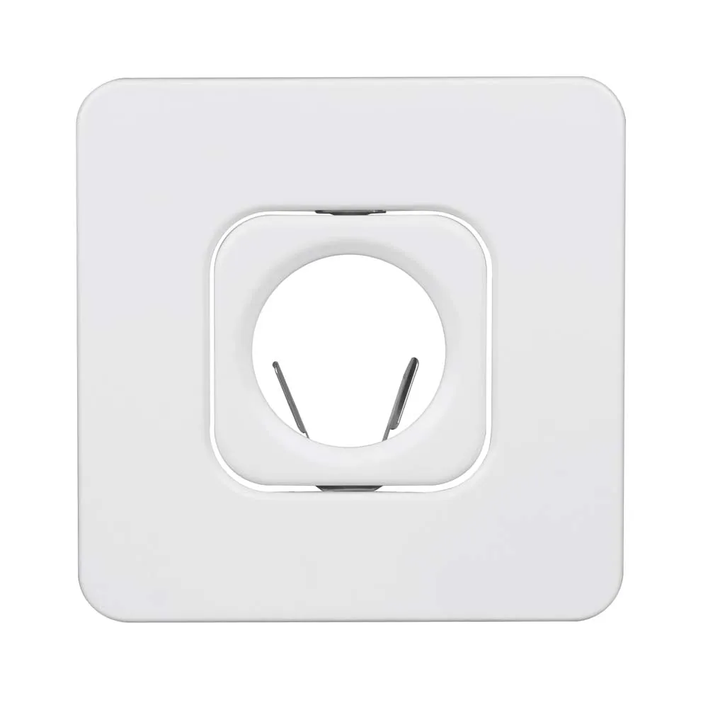 4 in. White Recessed Square Gimbal Trim for MR16 Bulb