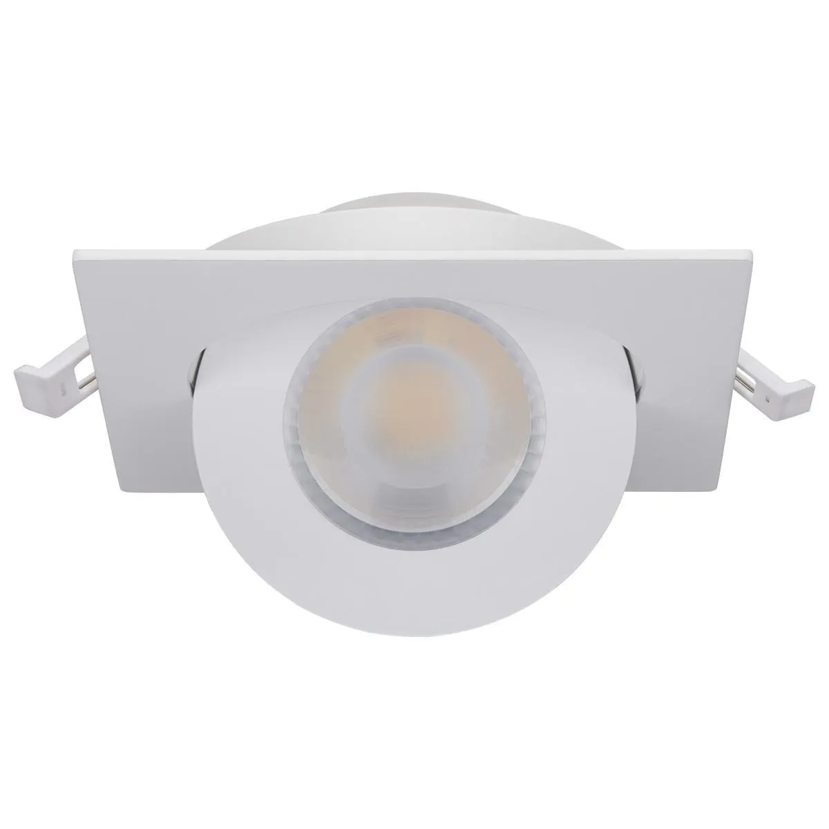 4 Inch Square Gimbal Downlight with Remote Driver, 750 Lumens, 27K|30K|35K|40K|50K