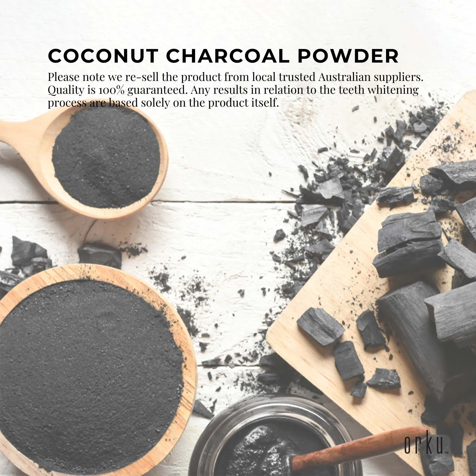 50g Activated Carbon Powder - Coconut Charcoal - Teeth Whitening   Skin