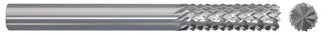 781-001080: 5/16 in. Dia., 1 in. Length Of Cut, 2-1/2 in. Overall Length Carbide Router Mill; Diamond Cut, Style B- Burr End Cut, BRIGHT, USA