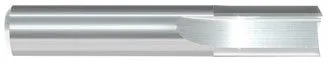 787-920008: 1/2 in. Dia., 1 in. Length Of Cut, 3 in. Overall Length Carbide Router Mill; Straight Flute, Square End, BRIGHT, USA