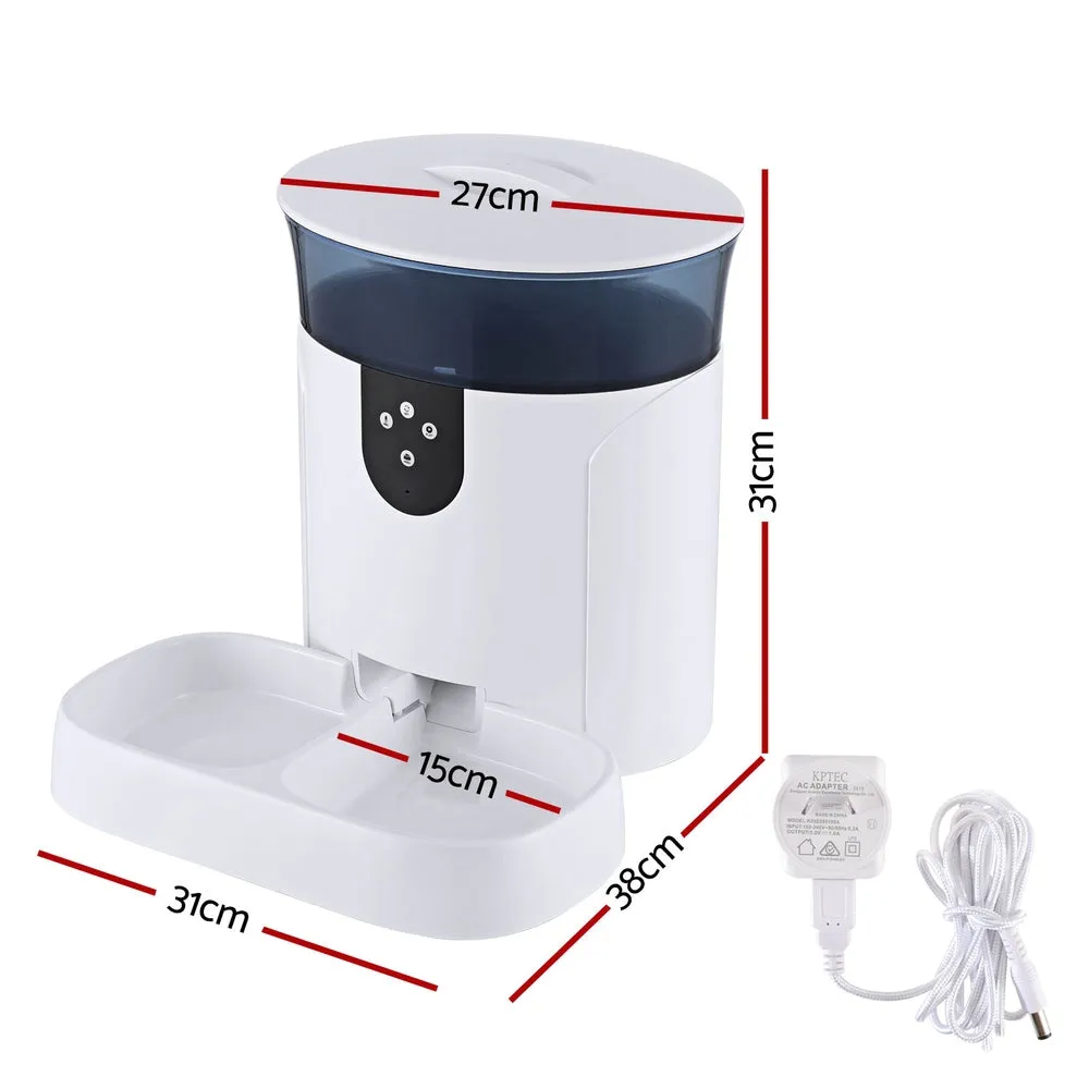 7L Automatic Pet Feeder Dog Cat Wifi Auto Smart Food Dispenser Timer Feed