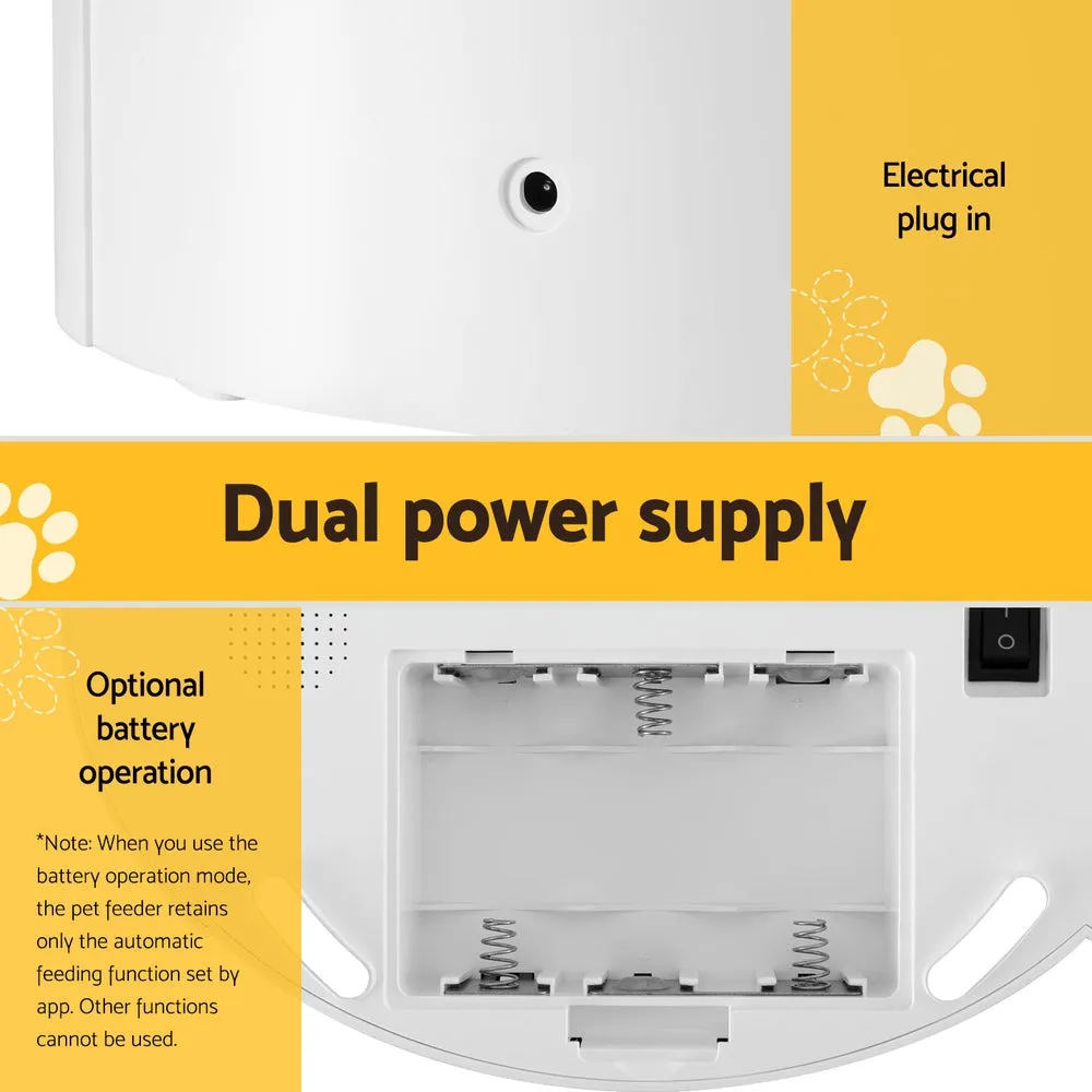 7L Automatic Pet Feeder Dog Cat Wifi Auto Smart Food Dispenser Timer Feed