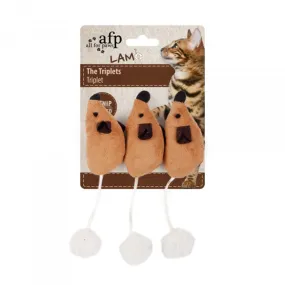 AFP LAM The Triplets Catnip Cat Toy 3pk