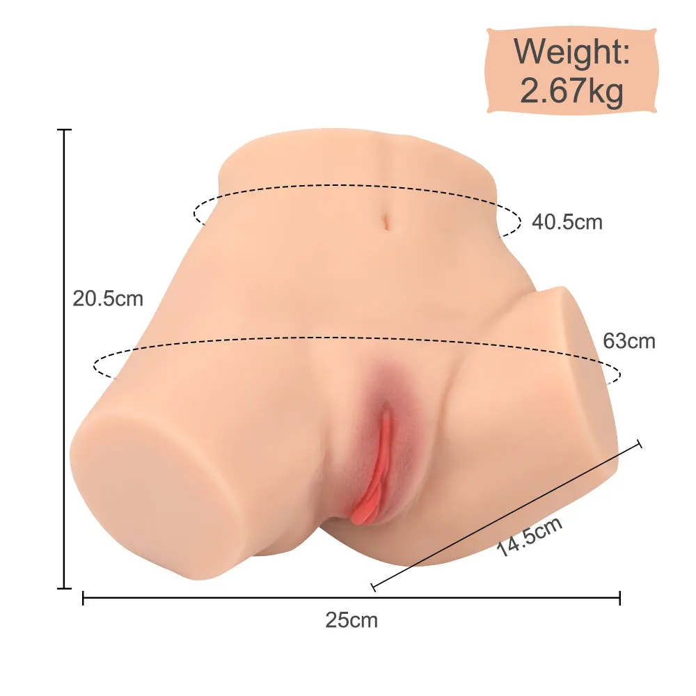 Angela: 5.88lb Mini Ass Sex Doll Torso