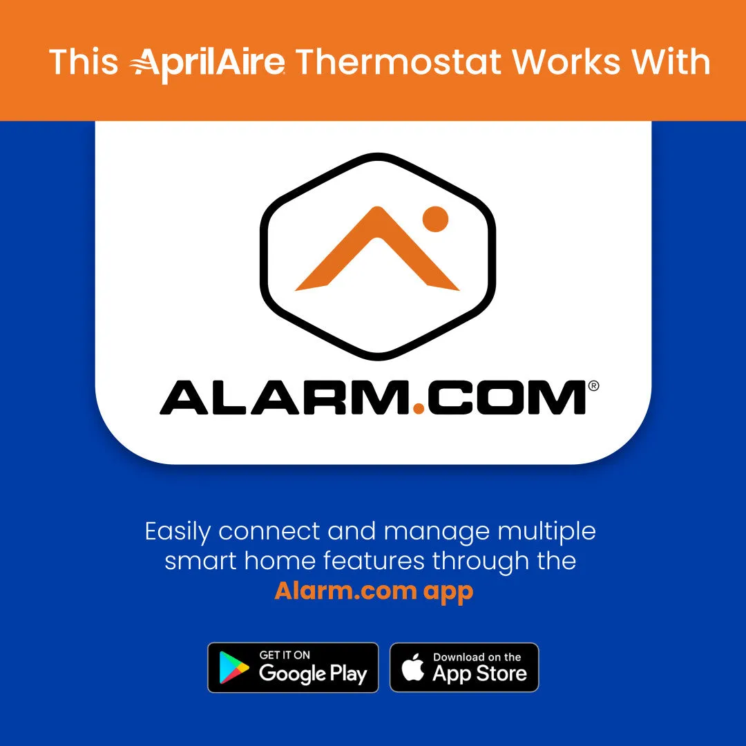 AprilAire S86WMUPR Programmable Wi-Fi Thermostat - Multi-Stage Universal with IAQ Control