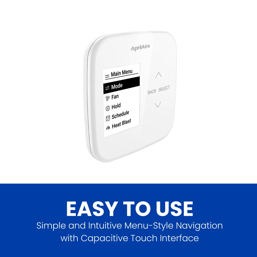 AprilAire S86WMUPR Programmable Wi-Fi Thermostat - Multi-Stage Universal with IAQ Control