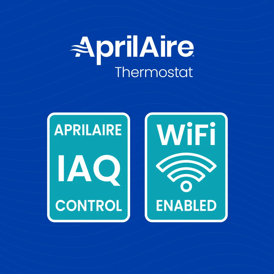 AprilAire S86WMUPR Programmable Wi-Fi Thermostat - Multi-Stage Universal with IAQ Control