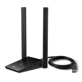 Archer Tx20U Plus / Tp-Link Ax1800 High Gain Dual Band Wi-Fi 6 Usb Adapter Black