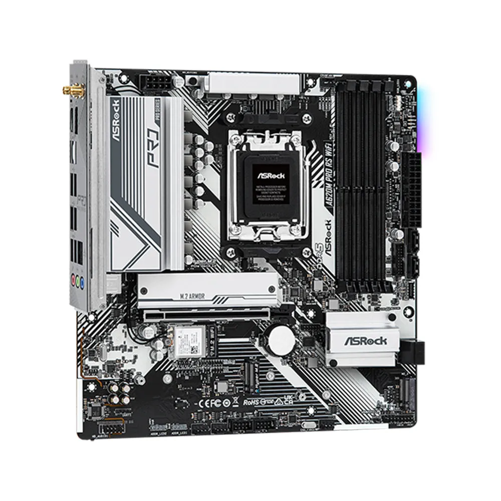 Asrock Motherboard A620M Pro RS WiFi