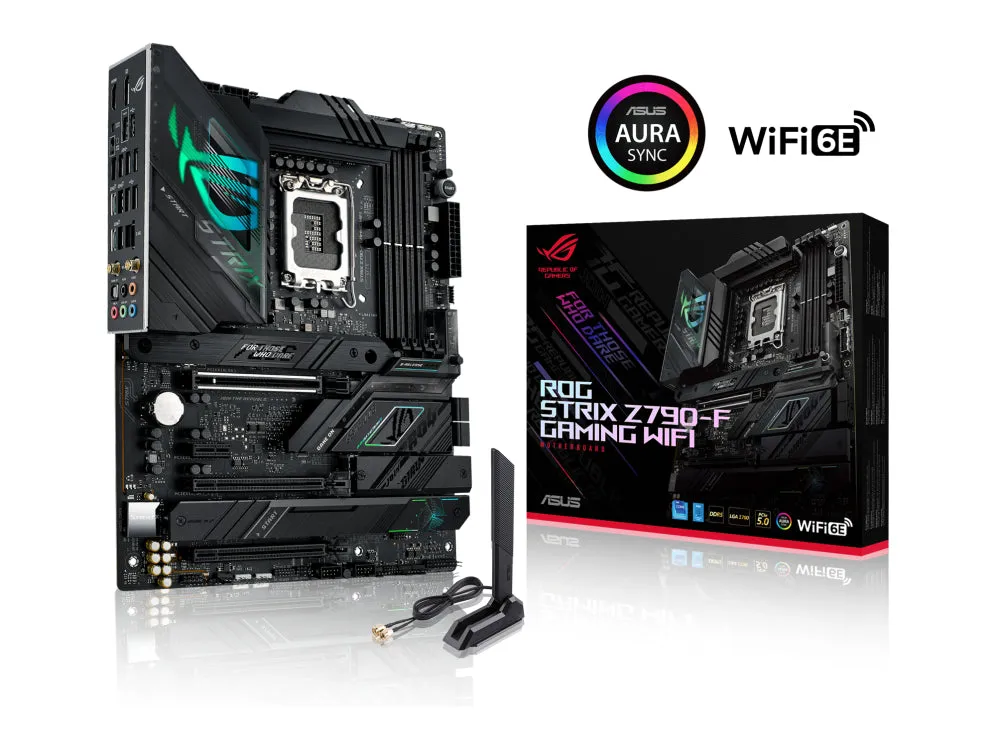 Asus Rog Strix Z790-F Gaming Wifi - Motherboard - Atx - Lga1700 Socket - Z790 Chipset - Usb 3.2 Gen 1, Usb 3.2 Gen 2, Us