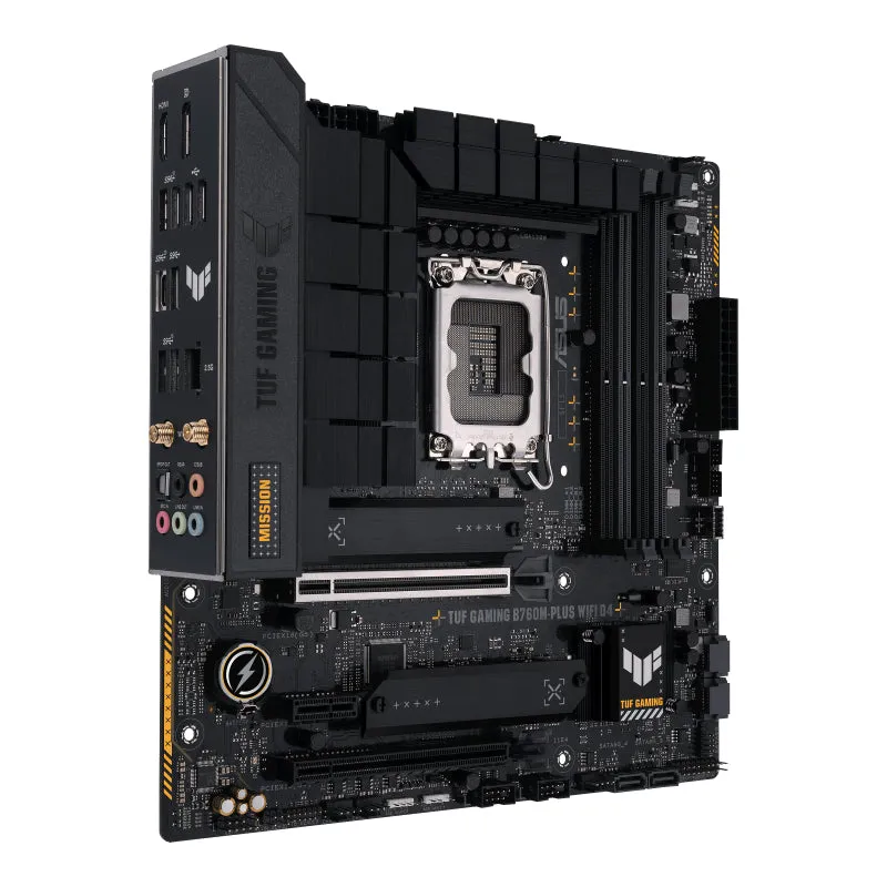 Asus Tuf Gaming B760m-Plus Wifi D4 - Motherboard - Micro Atx - Lga1700 Socket - B760 Chipset - Usb 3.2 Gen 1, Usb 3.2 Ge