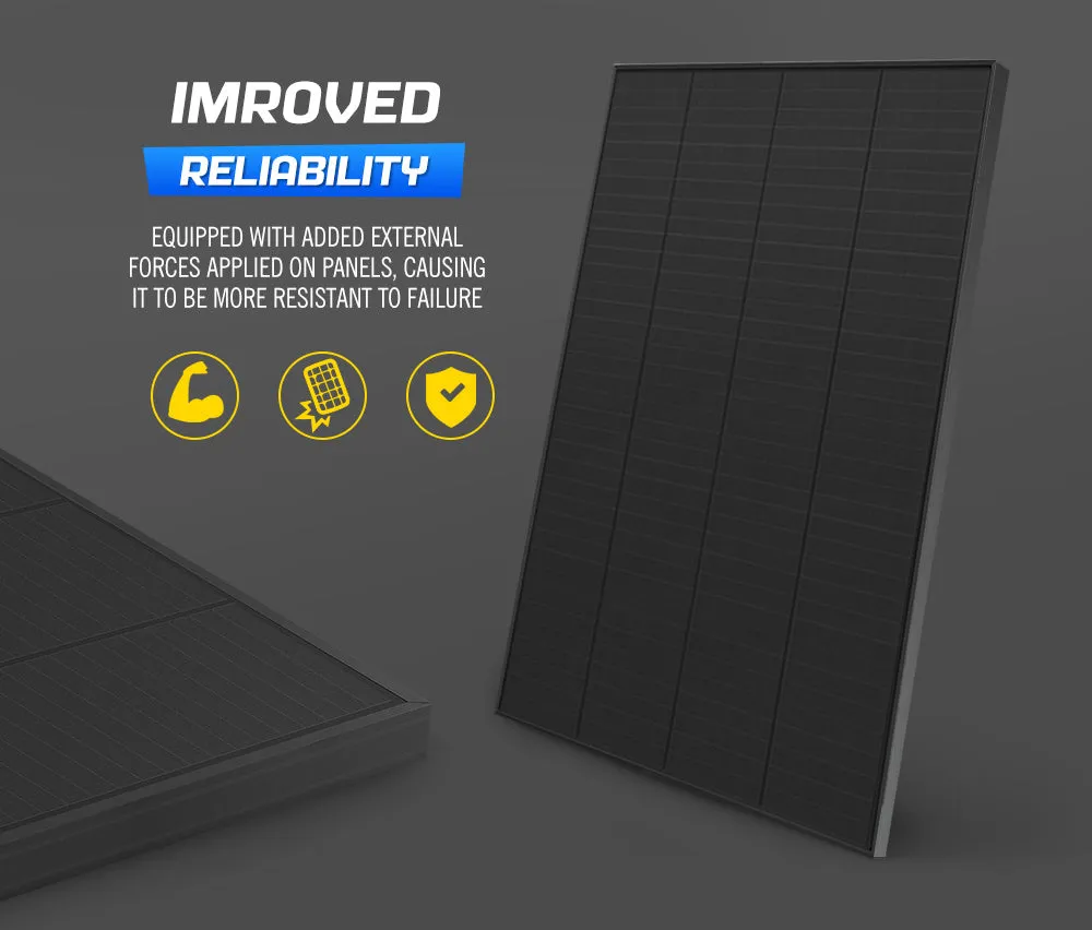 Atem Power 12V 200W Solar Panel Kit Mono Shingled Fixed   Solar Mounting Brackets