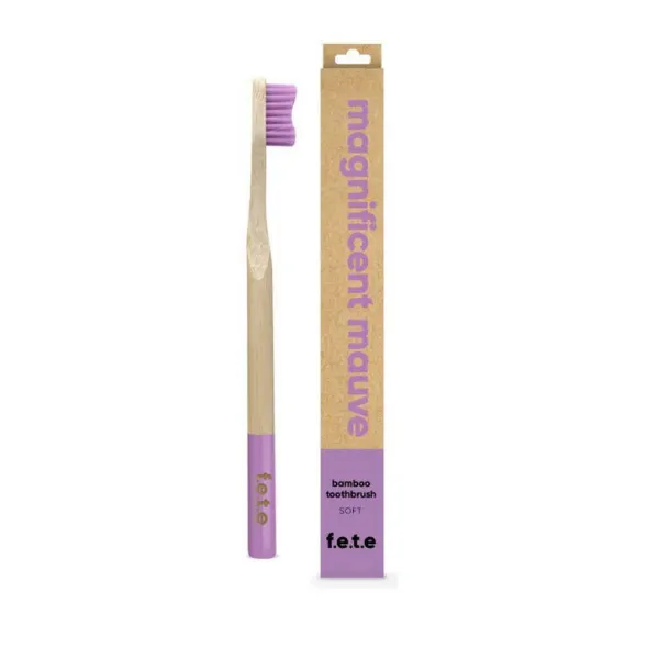 Bamboo colourful toothbrush (adult)