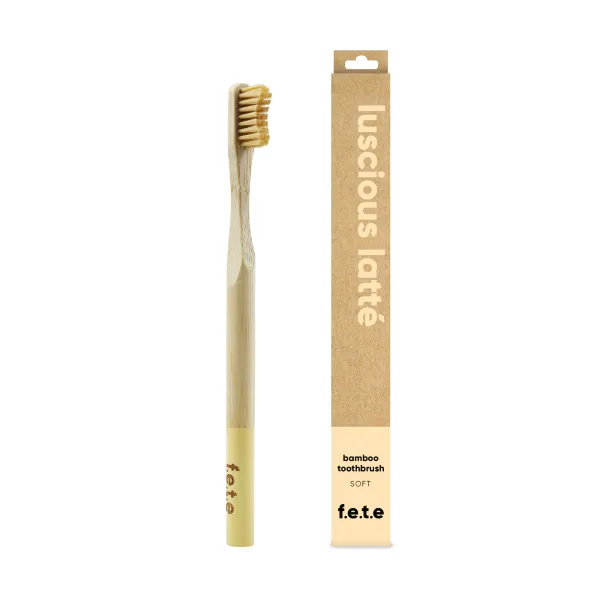 Bamboo colourful toothbrush (adult)