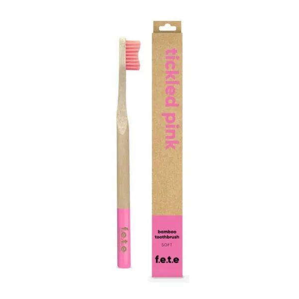 Bamboo colourful toothbrush (adult)