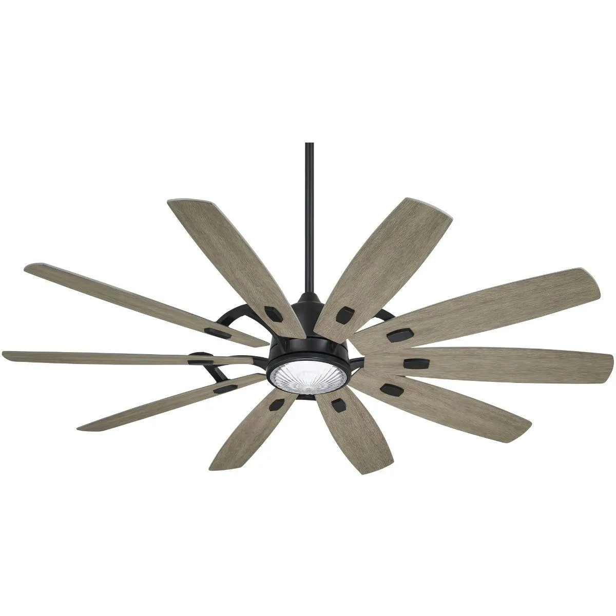 Barn LED 65" Smart Ceiling Fan with Remote, Coal