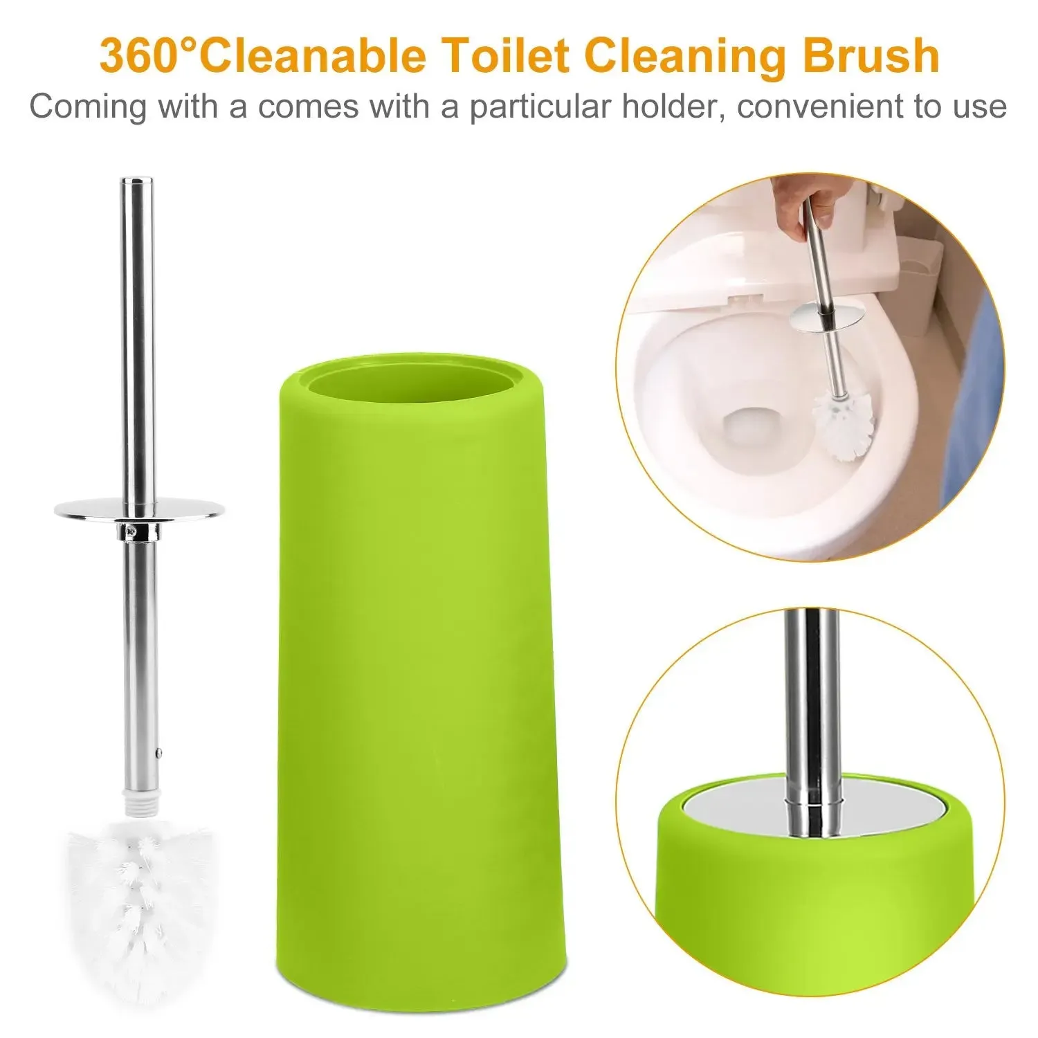 Bathroom Accessories Set 6 Pcs Bathroom Ensemble Complete with Soap Dispenser & Toothbrush Holder