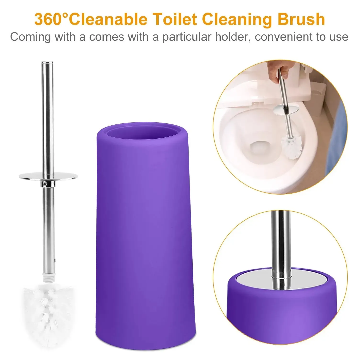 Bathroom Accessories Set 6 Pcs Bathroom Ensemble Complete with Soap Dispenser & Toothbrush Holder