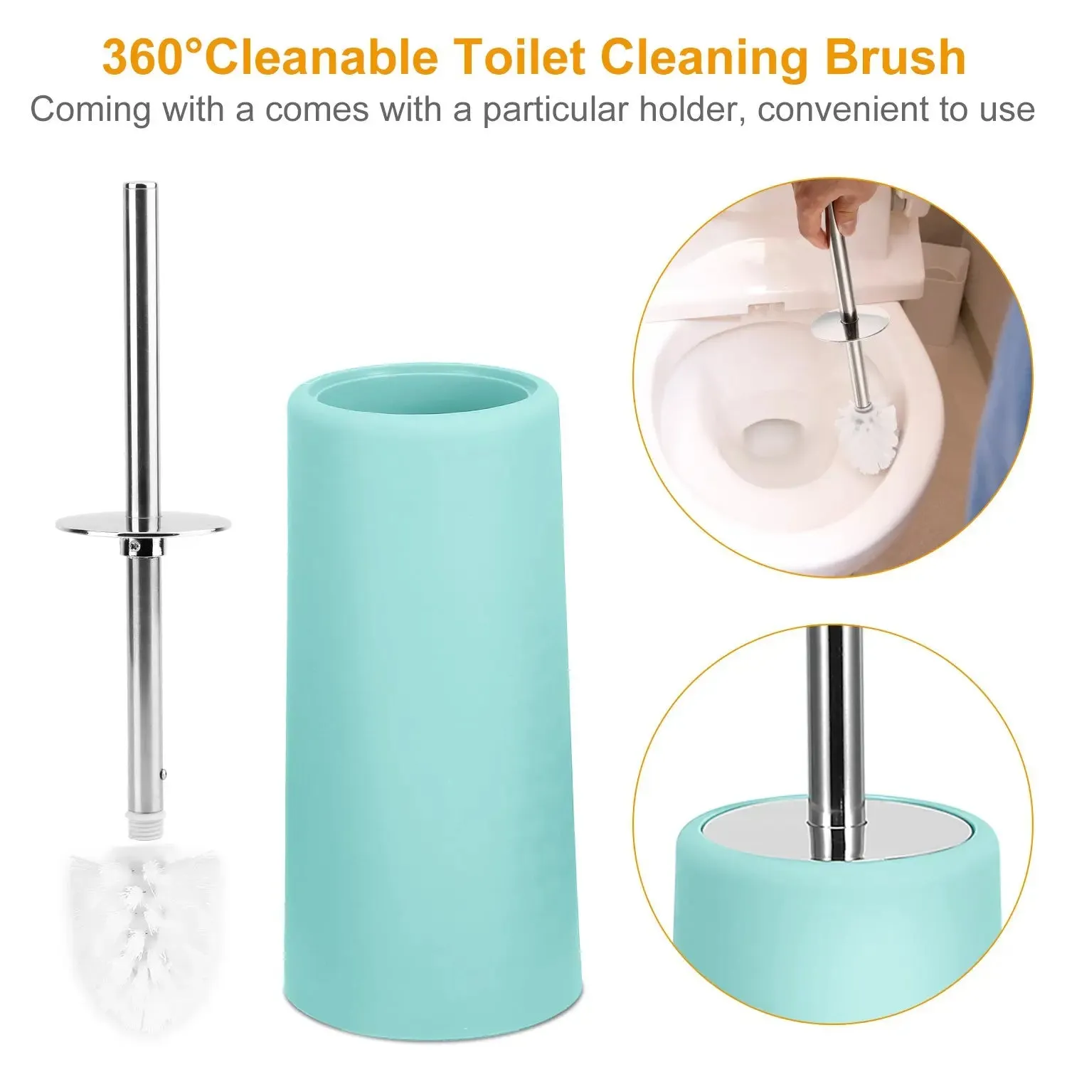 Bathroom Accessories Set 6 Pcs Bathroom Ensemble Complete with Soap Dispenser & Toothbrush Holder