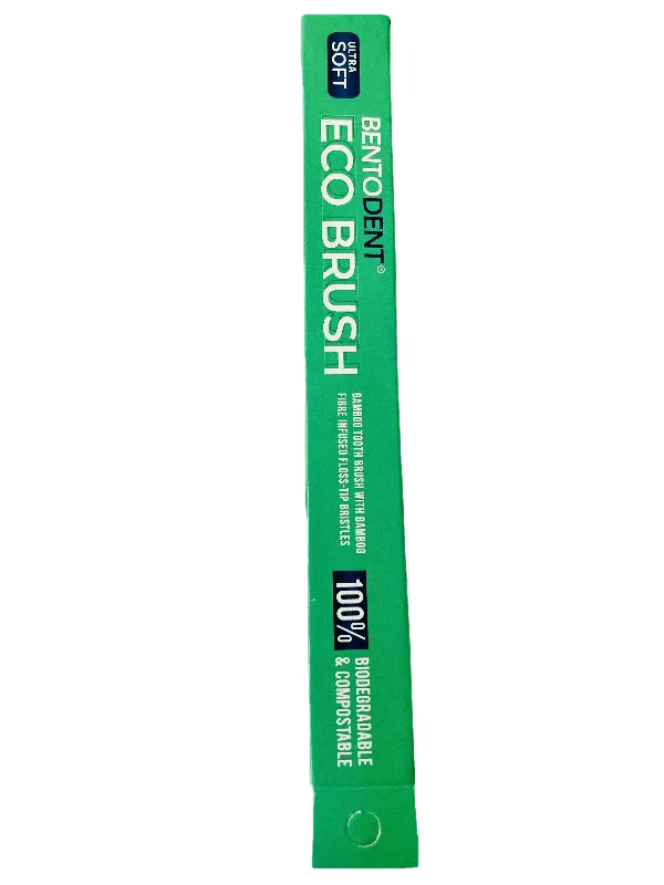 Bentodent Eco Brush Bamboo Toothbrush (non - charcoal) - Ultra Soft