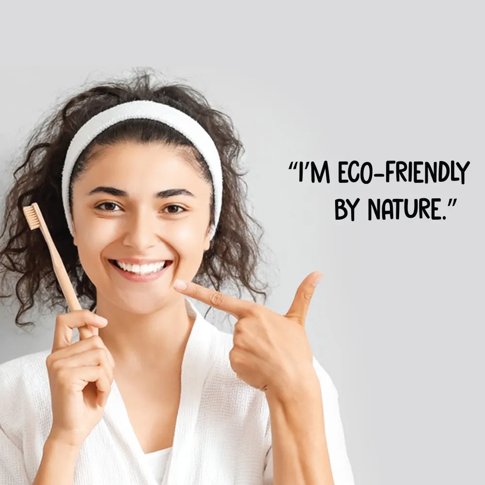 Bentodent Eco Brush Bamboo Toothbrush (non - charcoal) - Ultra Soft