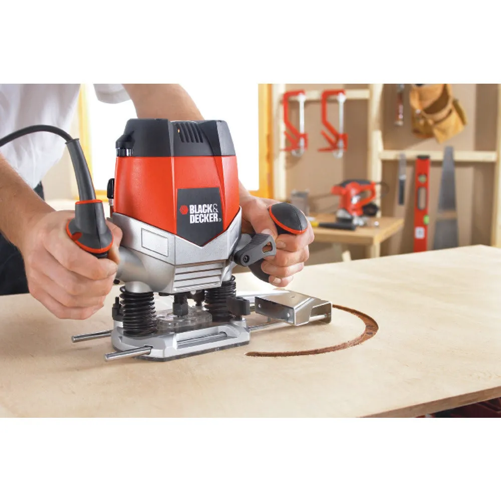 Black & Decker Router 1200W 6/6.35/8mm Collet