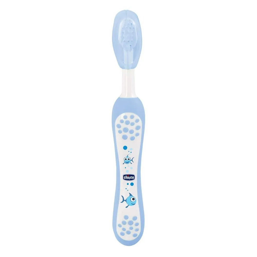 Blue Fish Printed Toothbrush