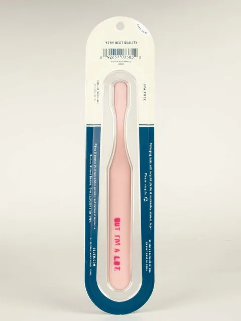 BlueQ "I'm A Lot But I Know I'm A Lot." Toothbrush