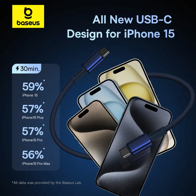 Cable Baseus Tungsten Glod USB-C to USB-C cable, 100W-P10319800321-03