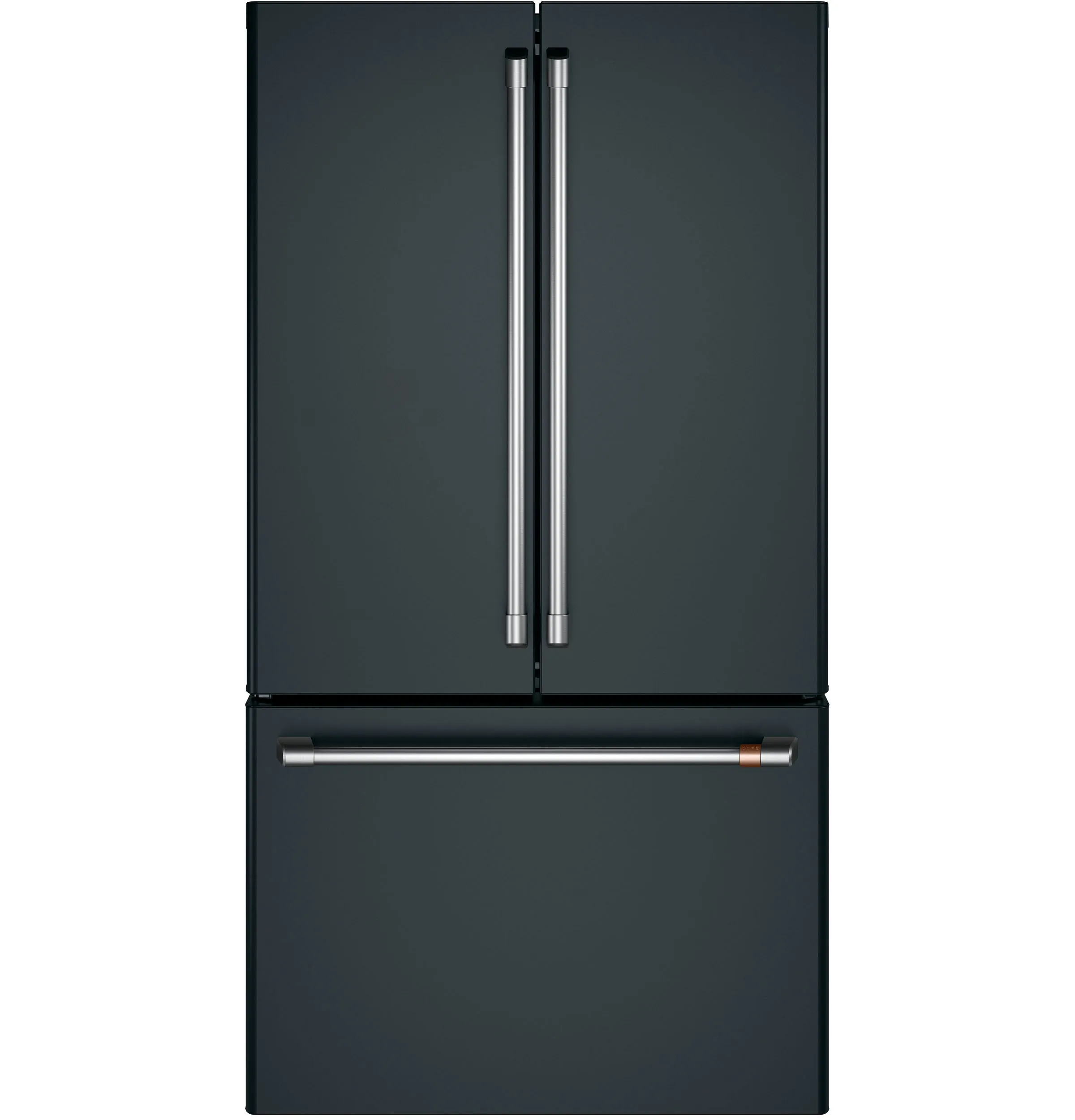 Café Matte Black 36" Counter-Depth French-Door Refrigerator (23.1 Cu. Ft.) - CWE23SP3MD1