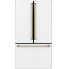 Café Matte White 36" Counter-Depth French-Door Refrigerator (23.1 Cu. Ft.) - CWE23SP4MW2