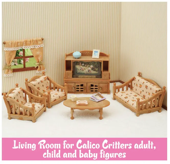 Calico Critters Comfy Living Room Set